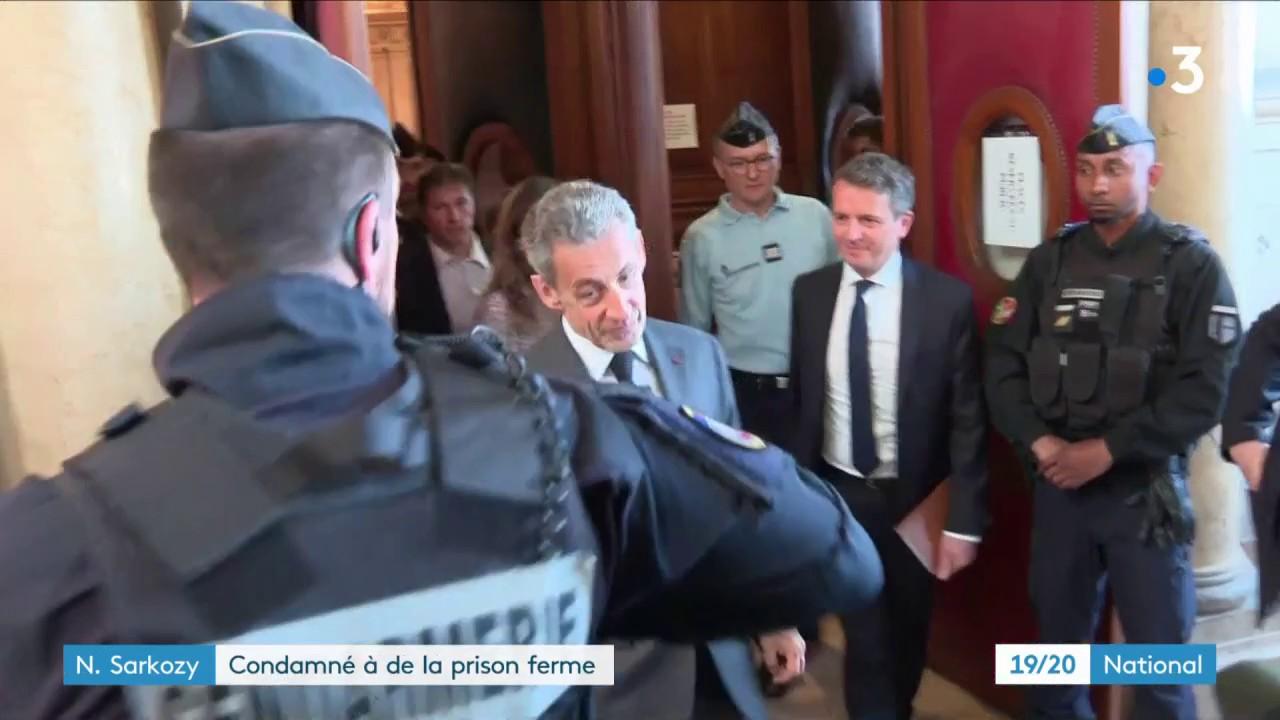 Affaire des écoutes lancien président Nicolas Sarkozy condamné à