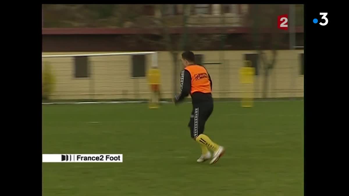 Au centre de formation avec Mevlüt Erdinç, ancien joueur pro formé à Sochaux.