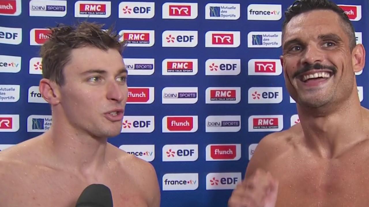 Florent Manaudou et Maxime Grousset reviennent sur leur qualification aux Jeux Olympiques de Paris 2024. Pour le médaillé d'or aux JO de Londres en 2012, cette qualification est une formalité.