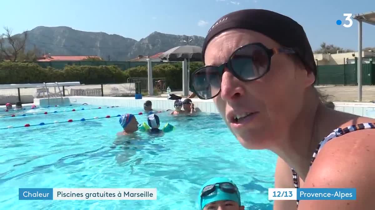 Record d'affluence cet été dans les piscines municipales à Marseille