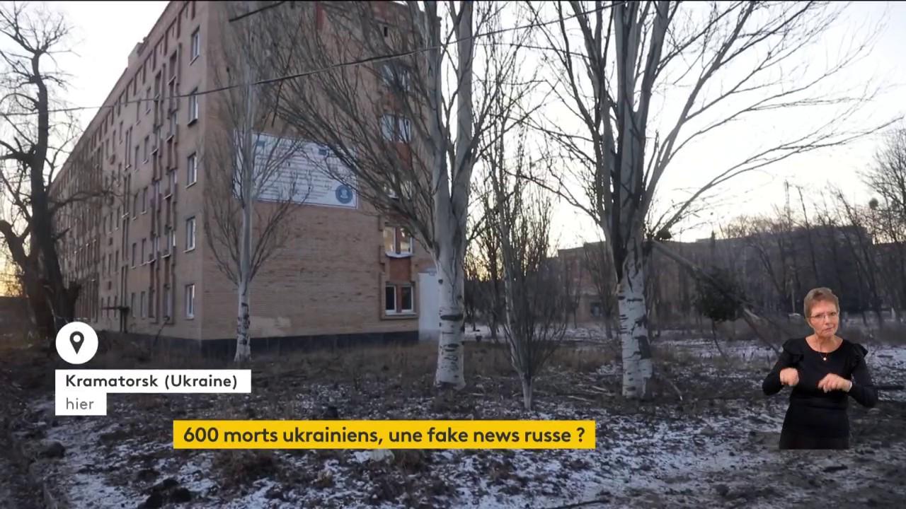 VIDEO. A Kramatorsk, où l'armée russe dit avoir tué 600 soldats ukrainiens lors de frappes