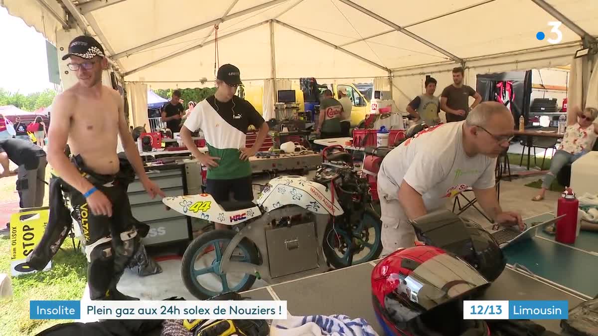 La course de 24h solex à Nouziers en Creuse