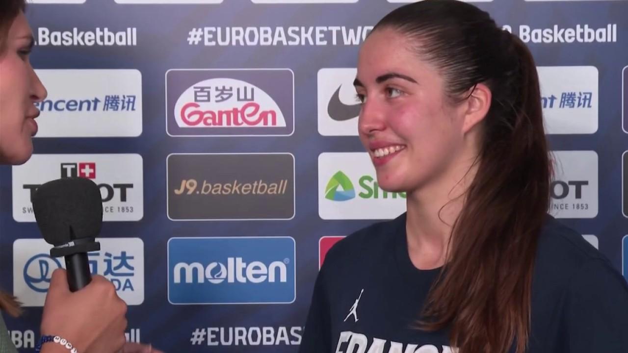 En difficulté sur le début de l'Euro, Marine Fauthoux a sorti le meilleur match de son EuroBasket. La meneuse n'a jamais douté et savait qu'elle serait présente dans les moments importants.