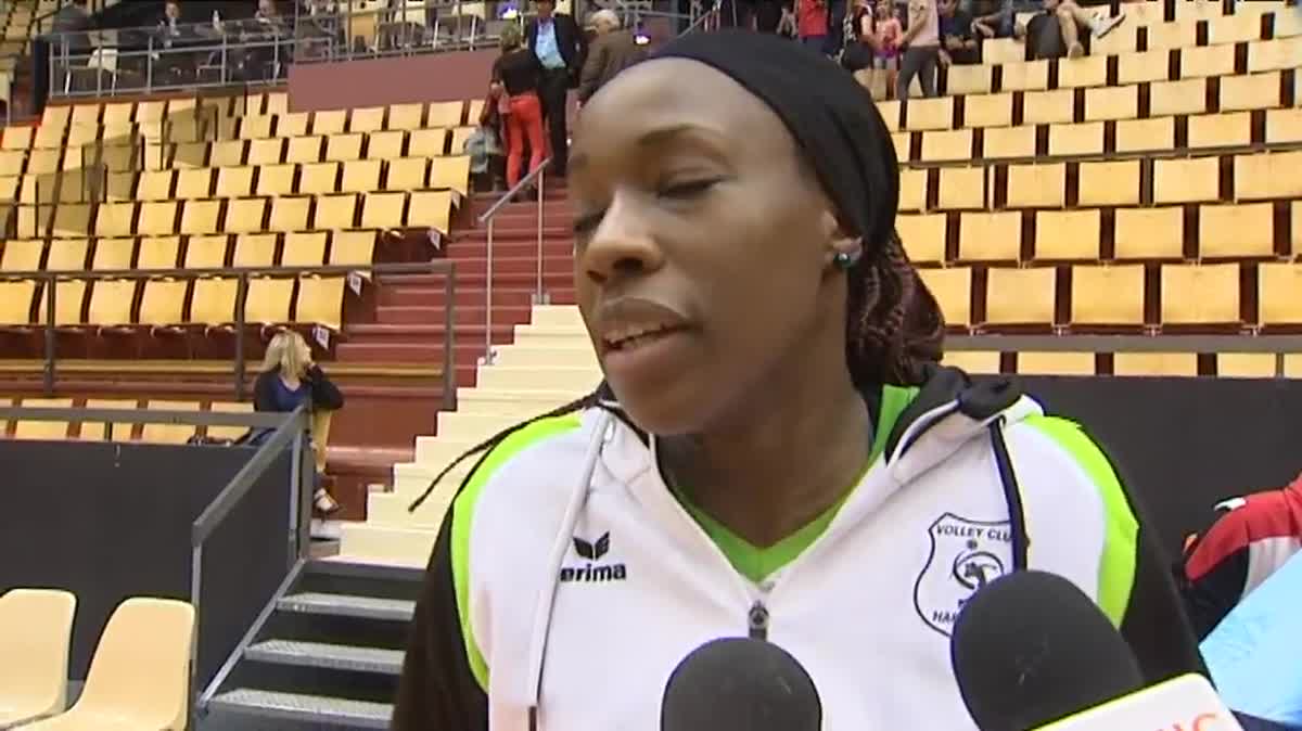 Stéphanie Fotso-Mogoung et ses coéquipières ont remporté leur troisième match 3 sets à 2 contre Harnes, dans le Pas-de-Calais.