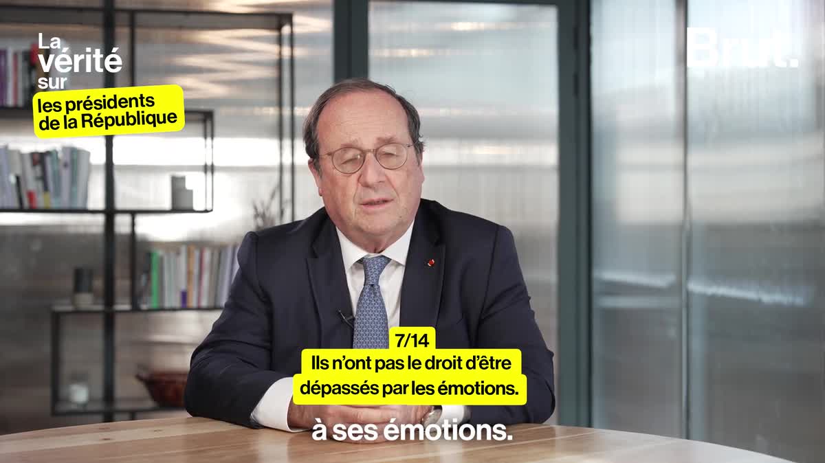 Sont-ils bien payés ?  Un président de la République a-t-il le droit de pleurer en public ?  Peut-il déclencher des armes nucléaires ?  L'ancien président français François Hollande joue le jeu de la vérité.