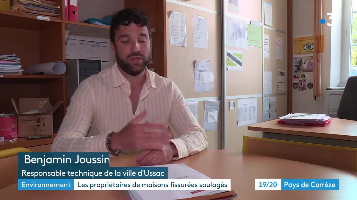 À Ussac, l'extension de la maison de Noémie Lherbier porte les stigmates d'une maison qui bouge. Les fissures courent du sol, jusqu'au plafond.