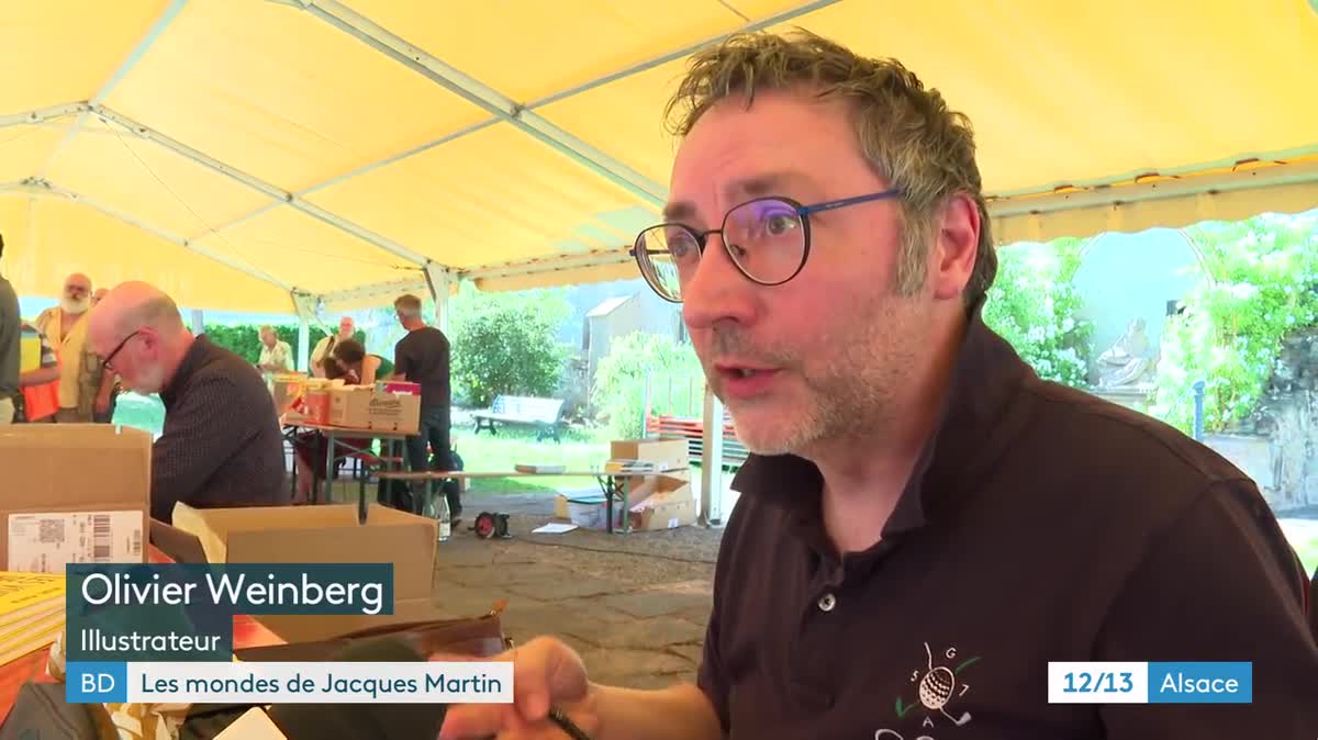 Molsheim rend hommage au dessinateur Jacques Martin