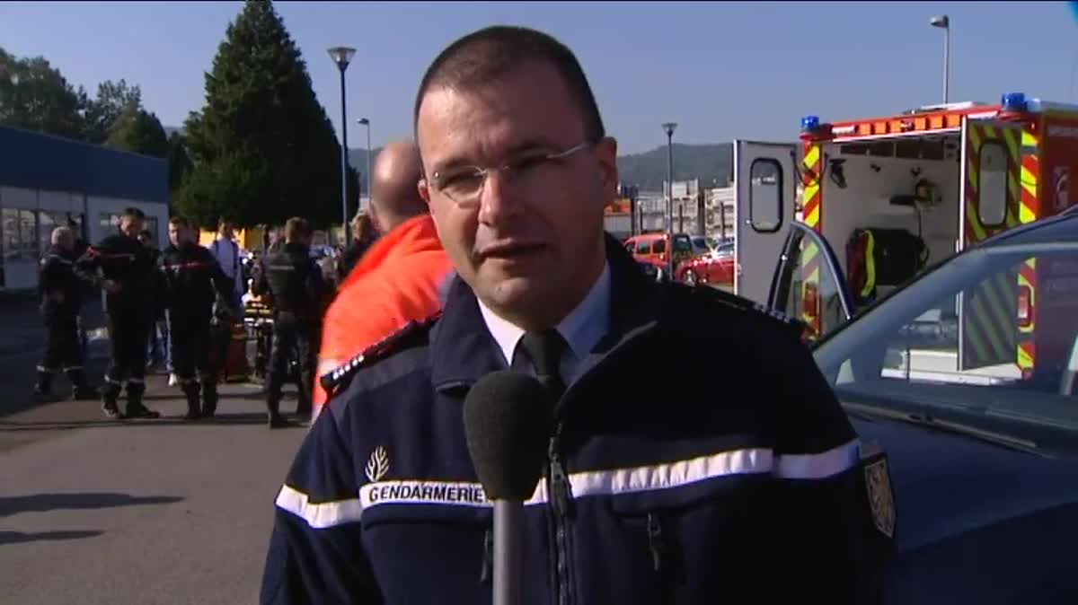 Exercice de sécurité terroriste à l'IUT de Vesoul-Vaivre en Haute-Saône