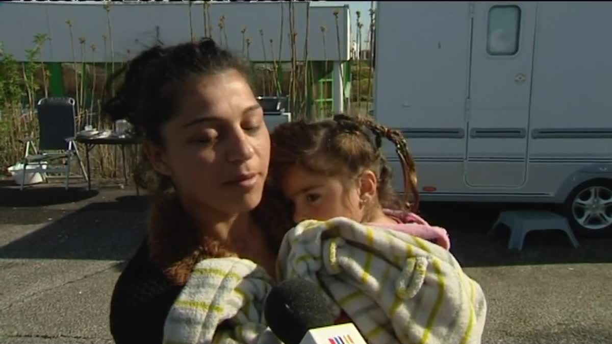 Le campement de gens du voyage à Clermont-Ferrand, où a été enlevé Vicente, mercredi 29 mars 2017.