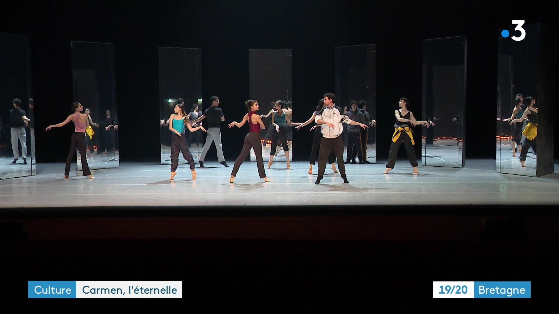 Ballet "Carmen" en version contemporaine à l'opéra de Rennes
