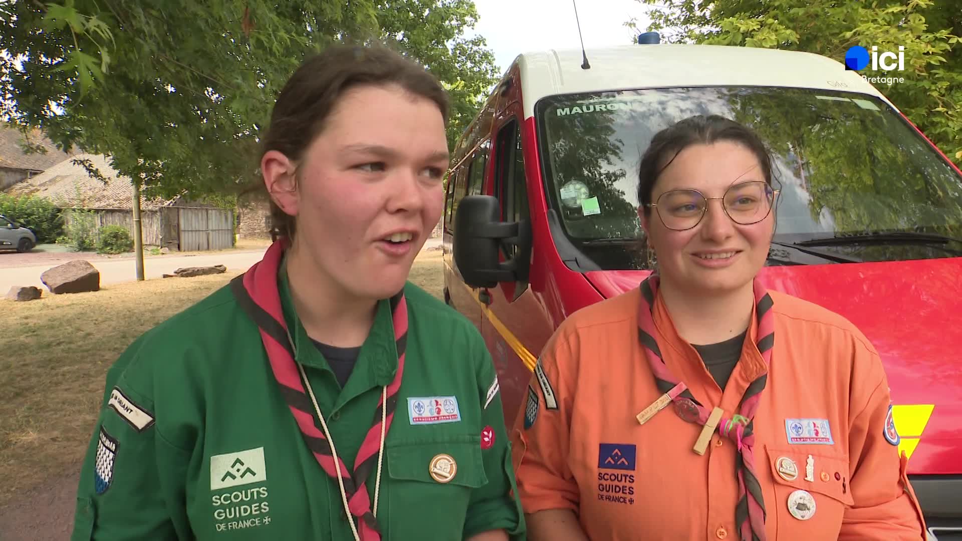 Incendie en forêt de Brocéliande, camp scout évacué, les animatrices ...