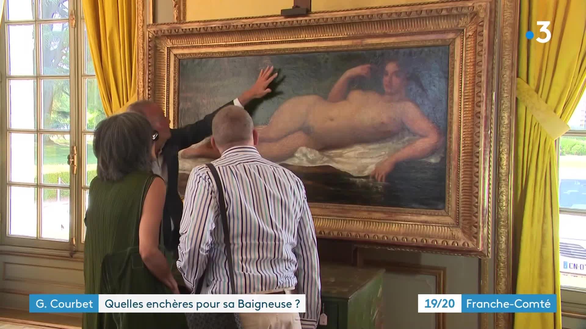 Vente aux enchères Grande Baigneuse Courbet