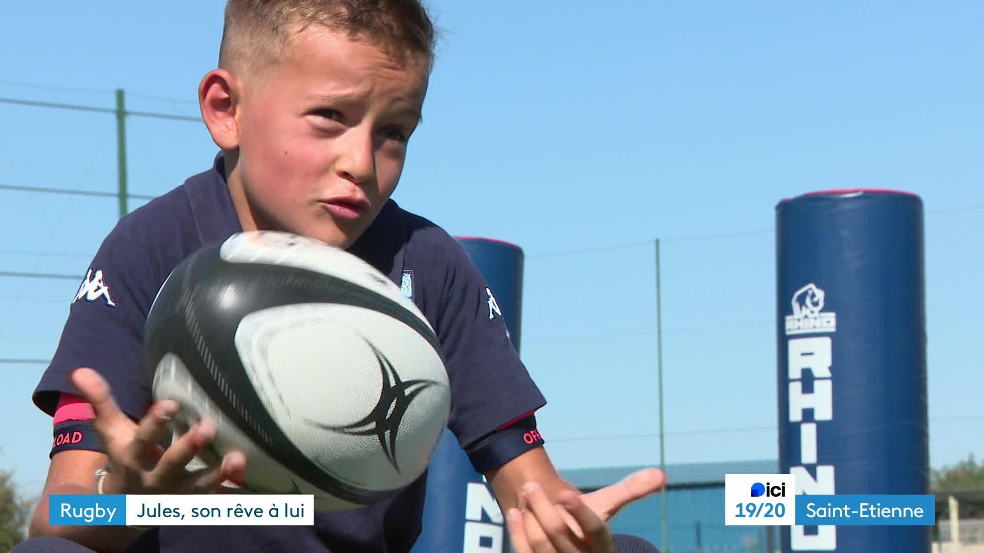 À 10 ans, Jules est sur un petit nuage. Il a été sélectionné pour assister à la finale du mondial de rugby le 28 octobre prochain et tenir la main d'un capitaine.