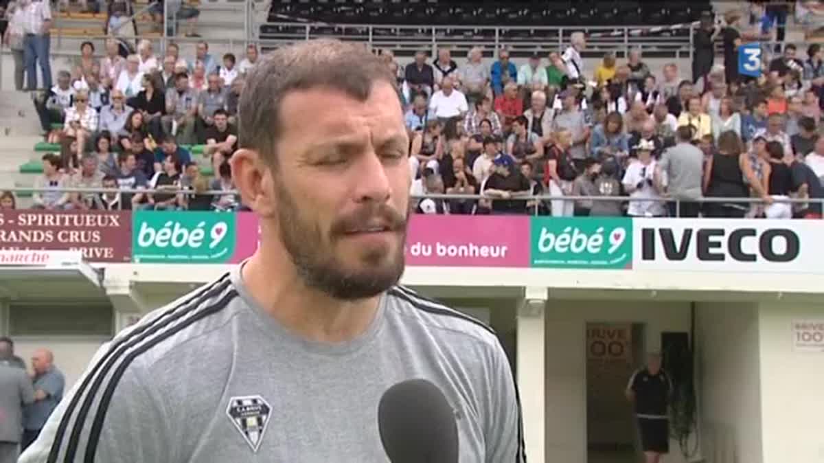 Présentation de l'équipe du CAB version 2016-2017 au stade Amédée Domenech de Brive-la-Gaillarde.