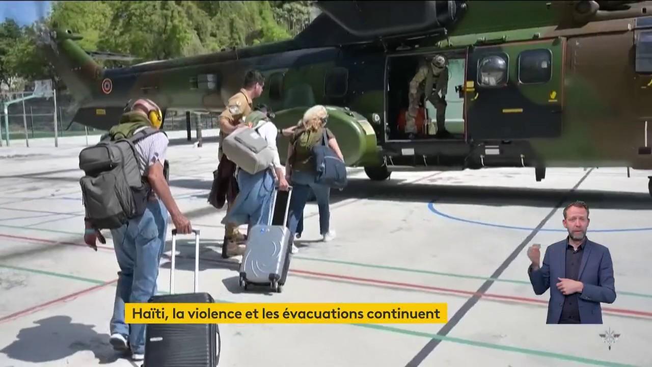 Haïti est en proie au chaos et aux gangs.  Samedi 30 mars, les évacuations se sont poursuivies.  L'armée française a pu évacuer plus de 200 personnes par voie aérienne.