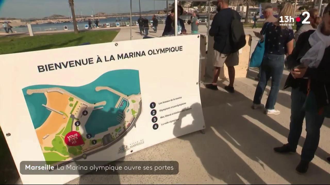 JO de Paris 2024 : la Marina, qui accueillera les épreuves de voile, a été inaugurée à Marseille