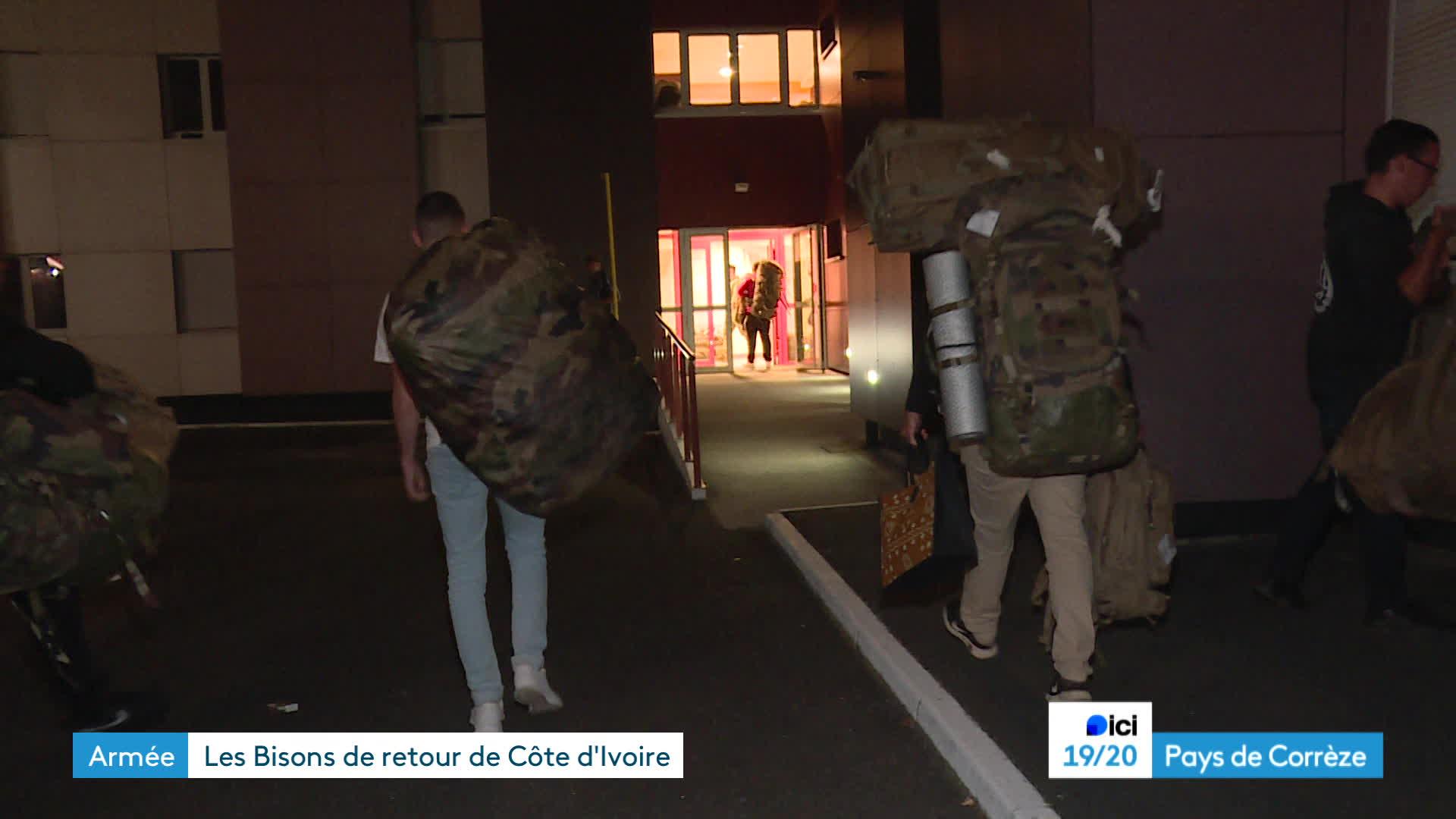 La plupart des soldats du 126ème régiment d'infanterie, partis en Côte d'Ivoire pendant quatre mois, viennent de rentrer à Brive.