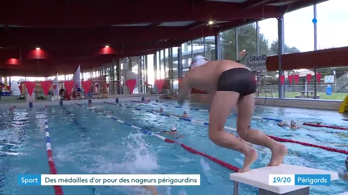 Quatre périgourdins champions de France en natation.