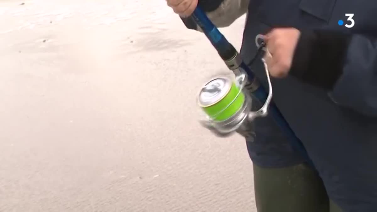 André Becquet, du Surfcasting Club Dunkerquois, au Championnat de France de Saint-Etienne-au-Mont (Pas-de-Calais), le 20 septembre 2023.