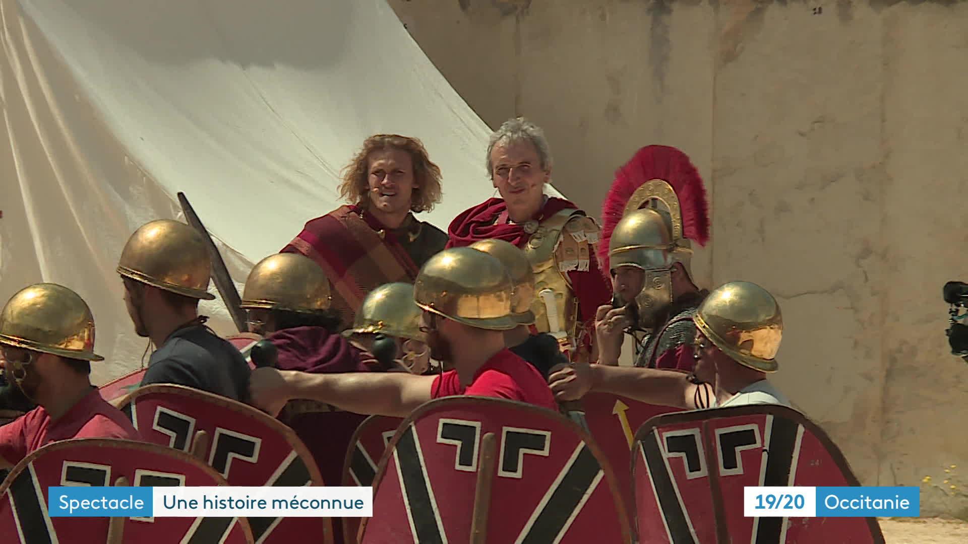 Spectacle "Vercingétorix" aux Journées romaines de Nîmes