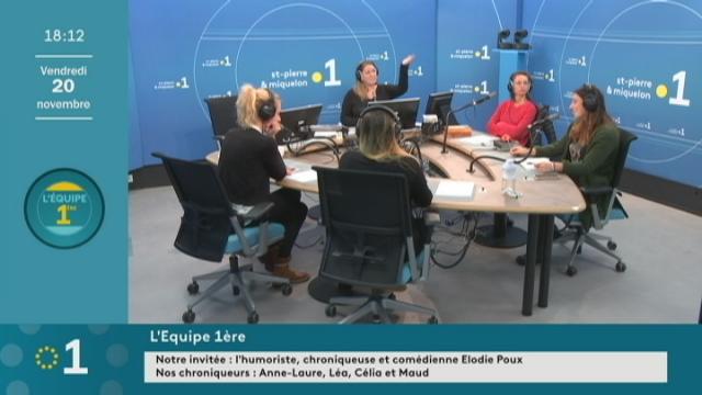 L Equipe 1ere L Humoriste Elodie Poux Se Confie Sur Sa Nouvelle Vie De Maman Saint Pierre Et Miquelon La 1ere