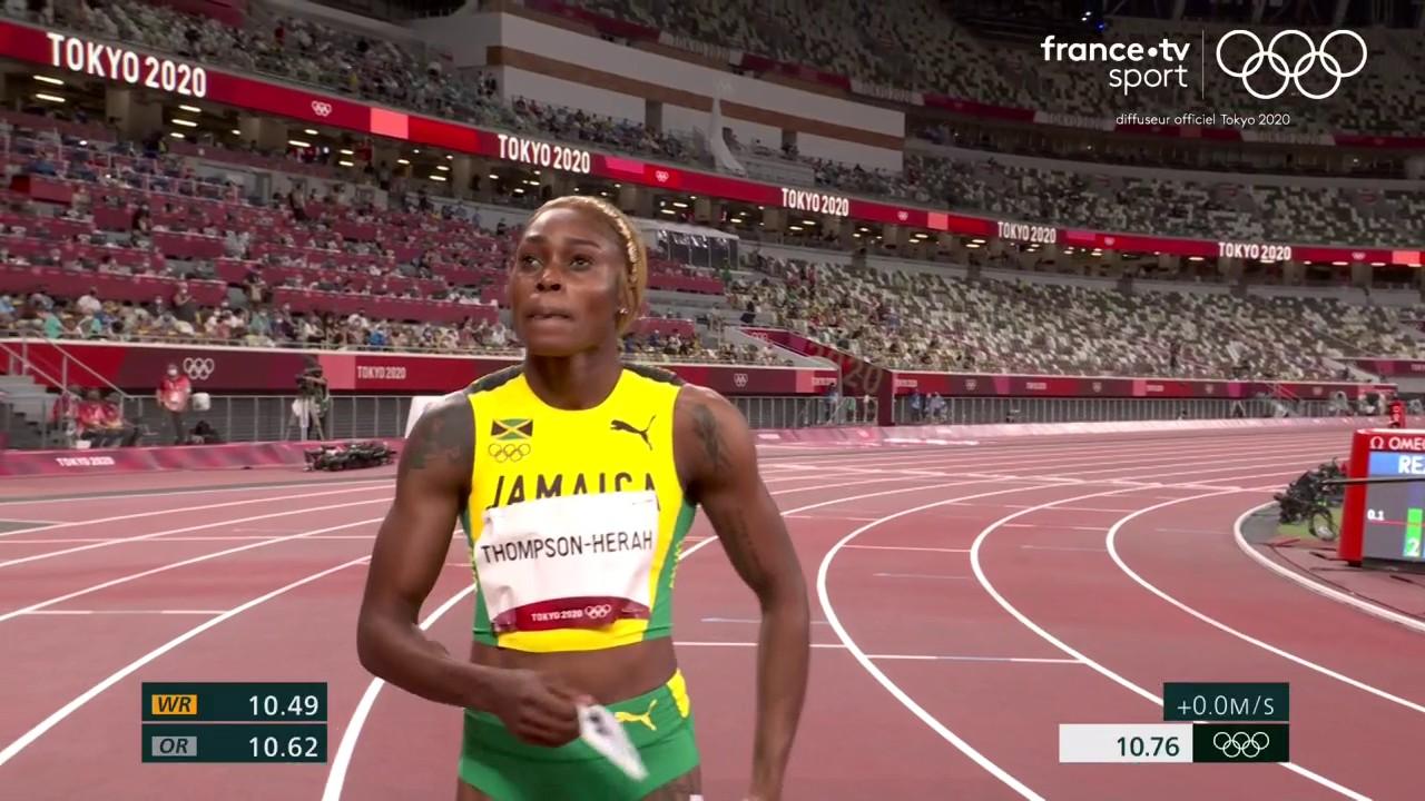 La Jamaïcaine Elaine Thompson-Herah et la Suissesse Ajla del Ponte sont qualifiées pour la finale du 100 m. La Jamaïcaine s'est baladée avec un sprint en 10.76 !