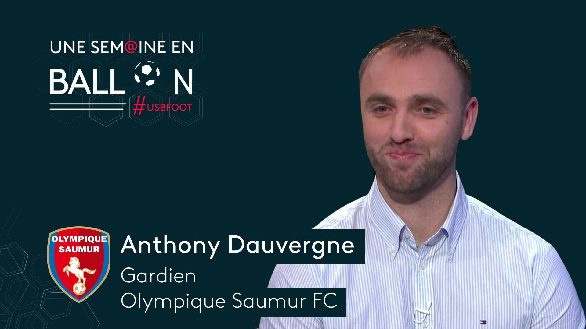 Anthony Dauvergne, gardien de l'Olympique Saumur FC est l'invité d'#USBFOOT et de Richard Coffin