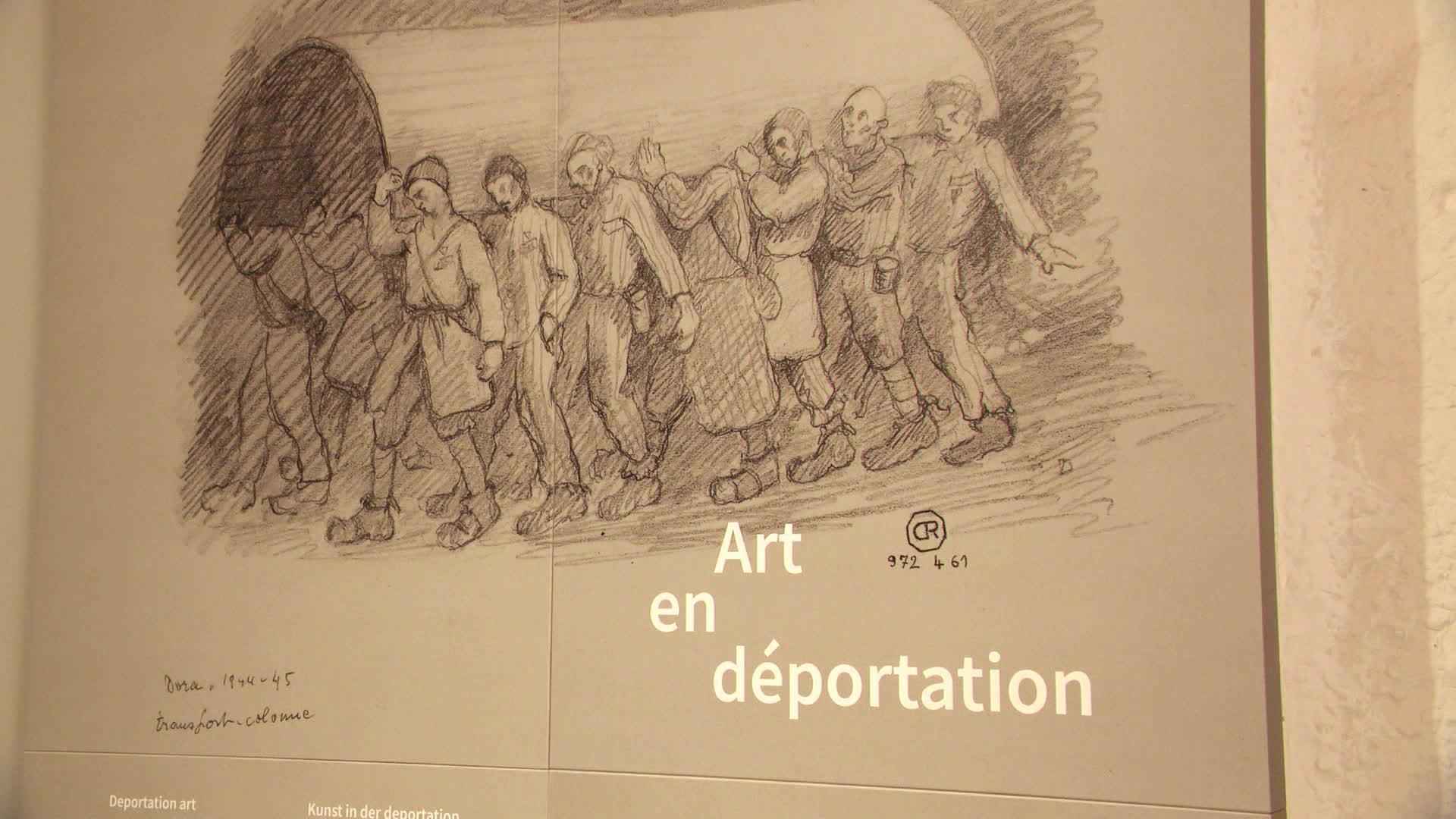 Exposition Art en déportation au musée de la résistance de Besançon