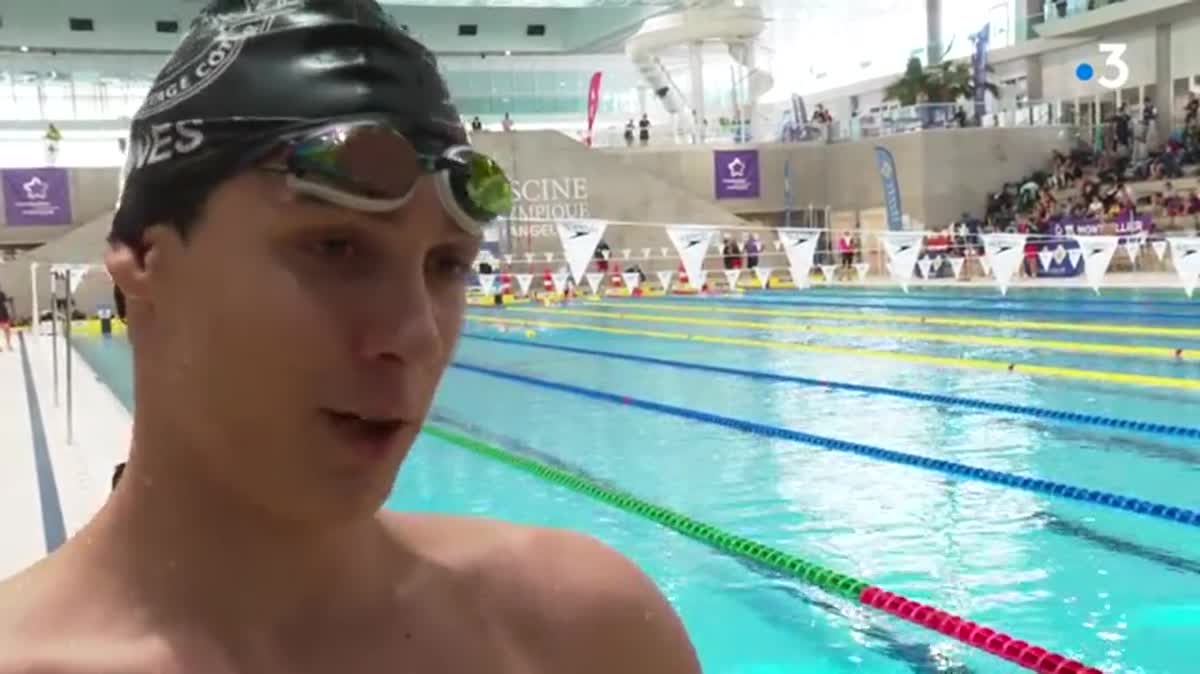 Championnats de France de sauvetage sportif en piscine ce 1er avril 2023 à la piscine olympique de Montpellier.