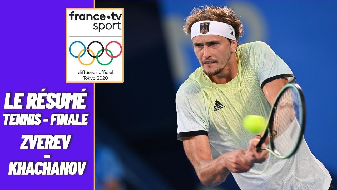 Alexander Zverev devient le premier tennisman allemand à remporter l'or olympique après sa victoire en finale face à Karen Kachanov en deux manches (6-3/6-1).