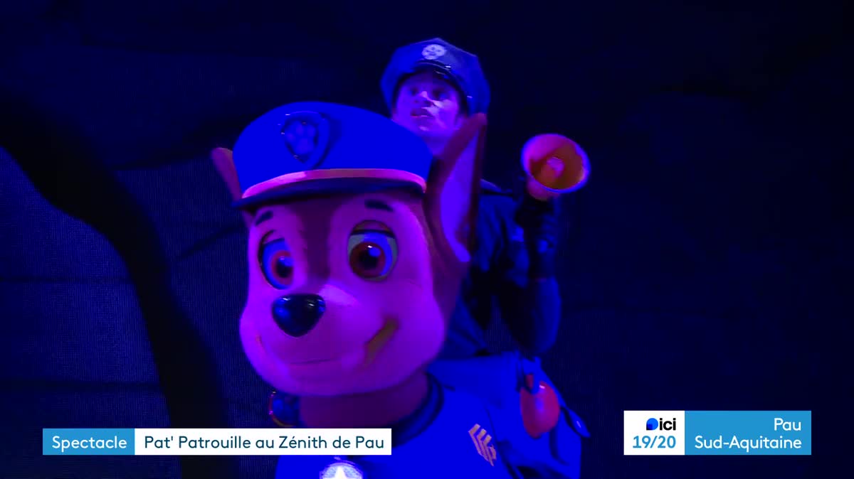 1ere de la tournée française de Pat Patrouille en avant les pirates au Zenith de Pau.