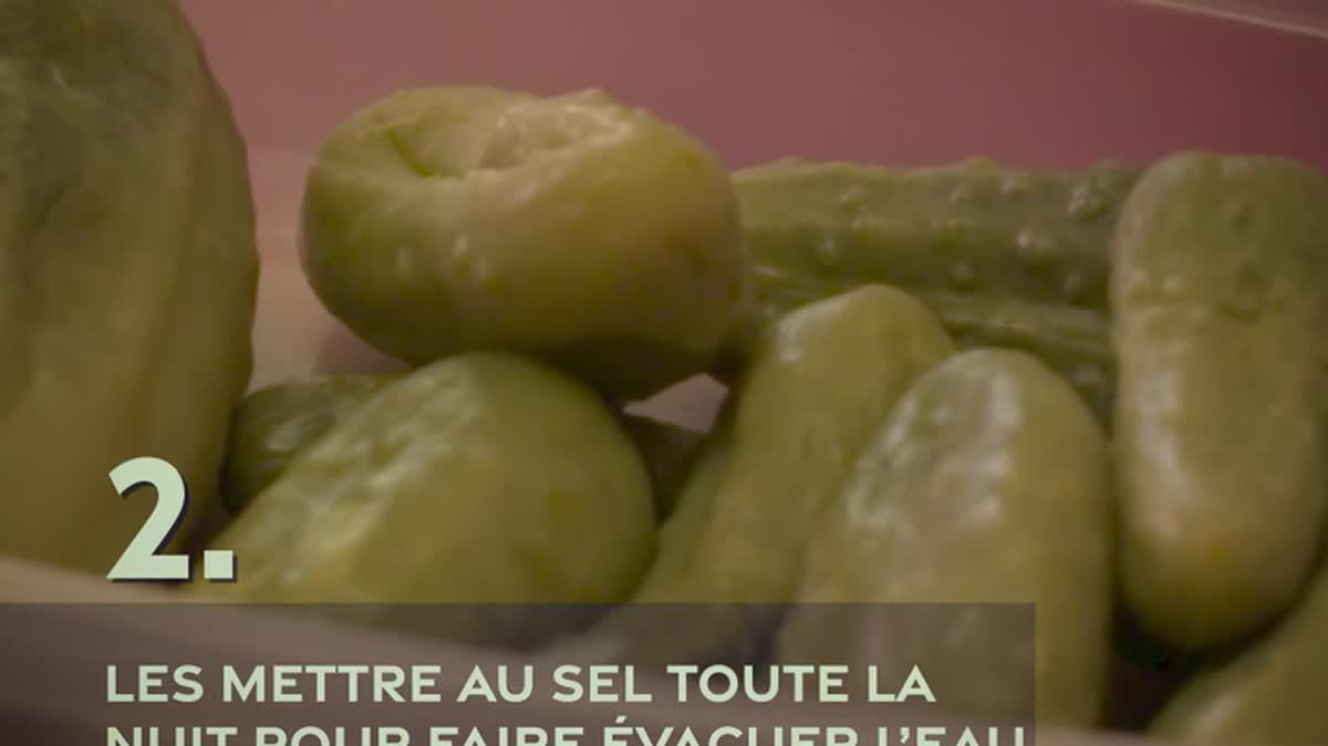 Recette facile : bien conserver ses cornichons.