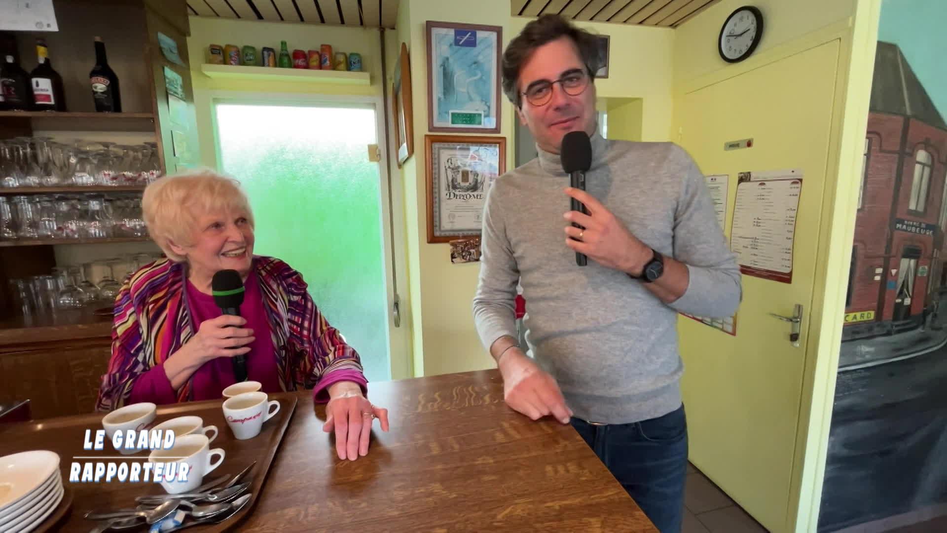 Monique, cafetière dans le quartier Montplaisir à Maubeuge depuis 50 ans, une institution