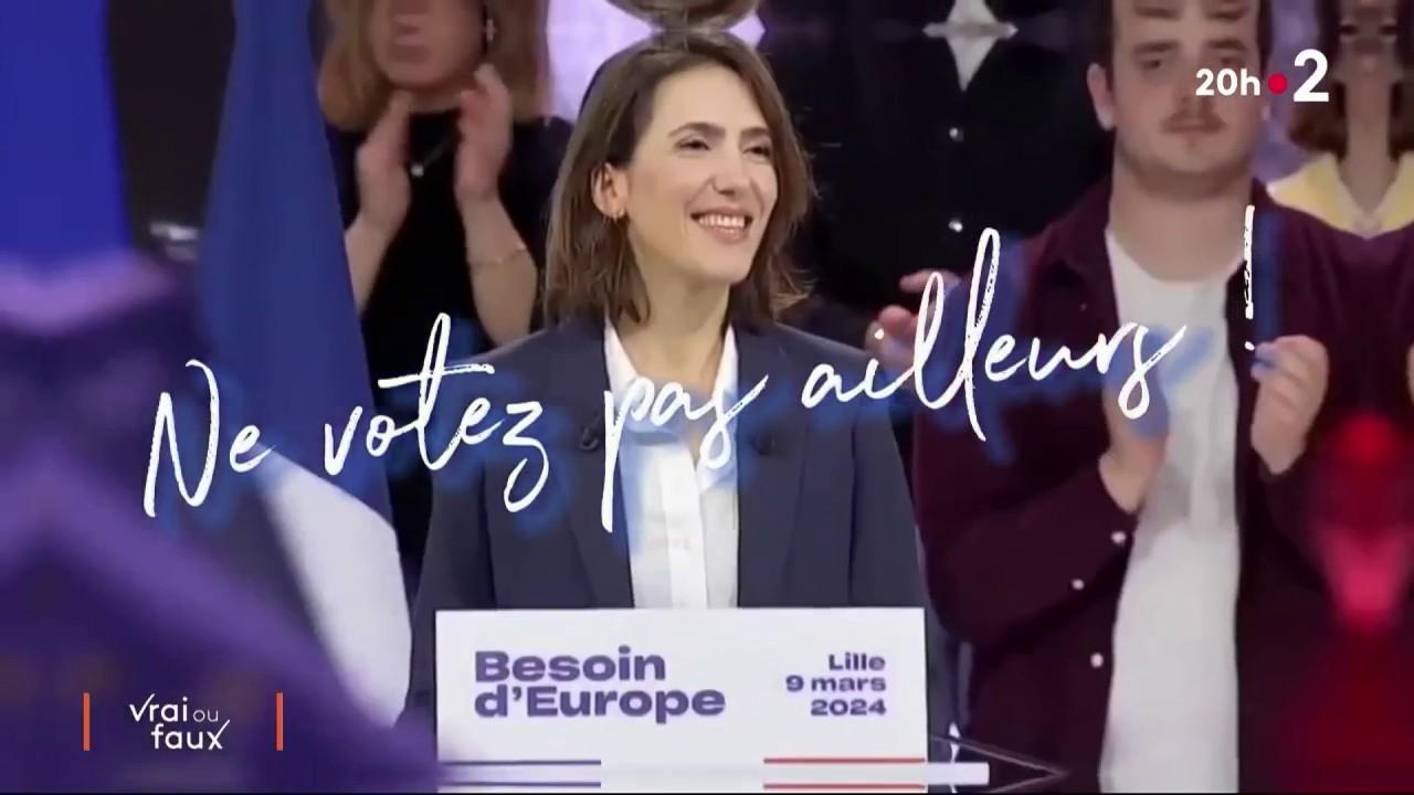 Elections européennes : Valérie Hayer, victime de l'intelligence artificielle dans sa campagne