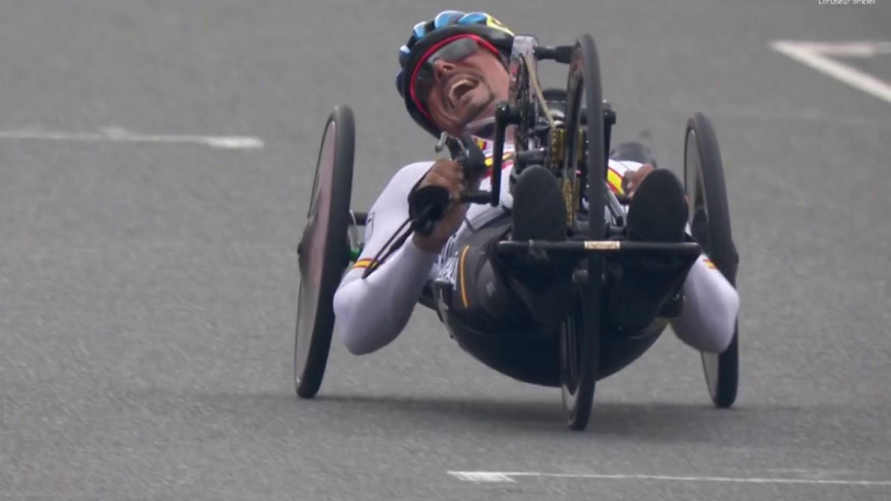 Pour ses premiers Jeux paralympiques, Florian Jouanny décroche une belle médaille de bronze au contre-la-montre sur route H2, derrière l'Espagnol Sergio Garrote Munoz et l'Italien Luca Mazzone.