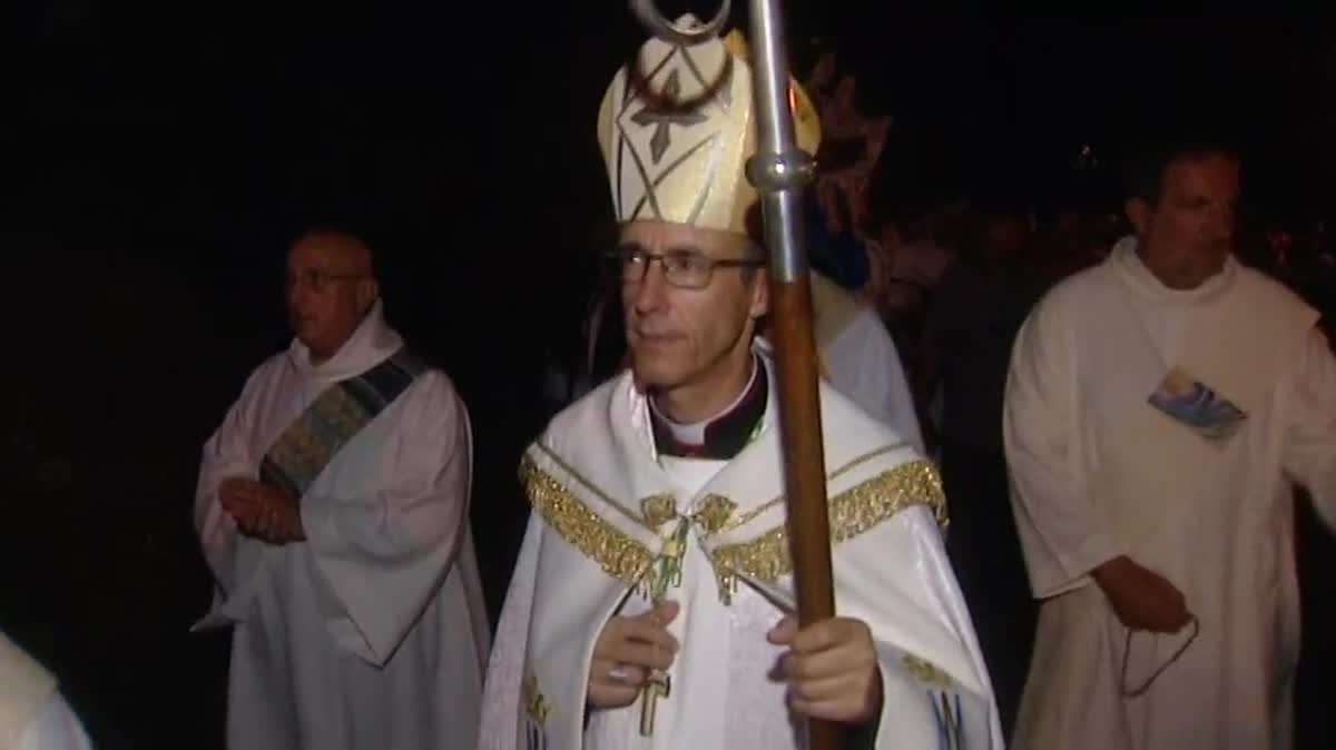 Une messe en l'honneur de la Vierge Marie à Lavasina.