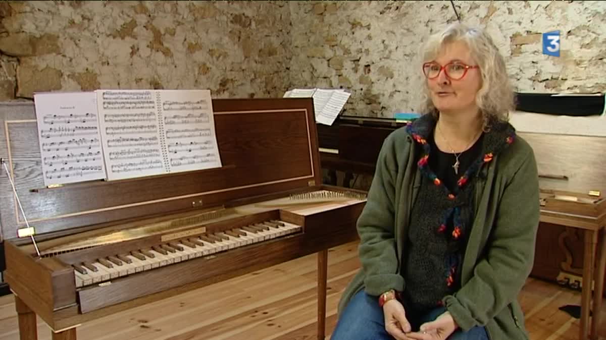 Renée Geoffrion est passionnée d'instruments anciens à clavier.