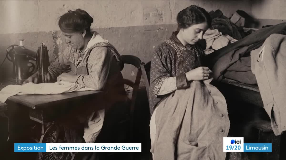 met à l'honneur les femmes pendant la première guerre mondiale.. Une façon de montrer leur contribution à l'effort de guerre à l'arrière.