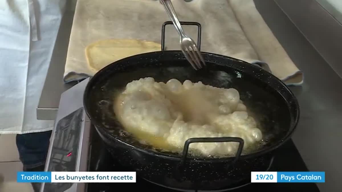 Un beignet à base d'œufs de la taille d'une assiette dont le savoir faire se transmet de génération en génération : la bougnette catalane.