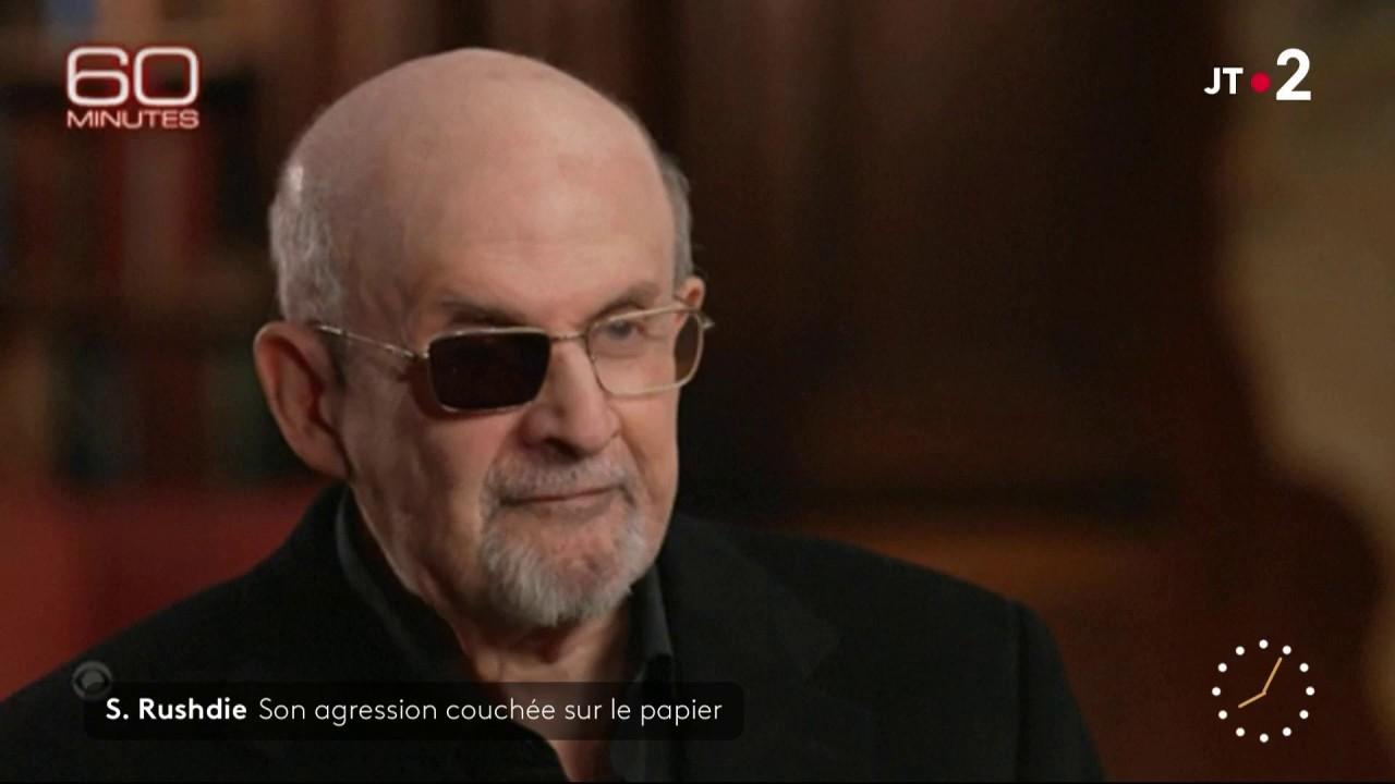 L'écrivain Salman Rushdie publie le récit de l'agression à l'arme blanche dont il a été victime, en 2022. Son livre 