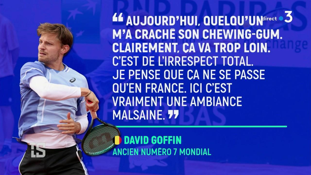 Roland-Garros est une réussite en terme d'organisation mais le tournoi connait quelques débordement au niveau des tribunes. David Goffin s'est plaint d'une "ambiance malsaine" sur le court n°14 lors de son match face au Français Giovanni Mpetshi Perricard.