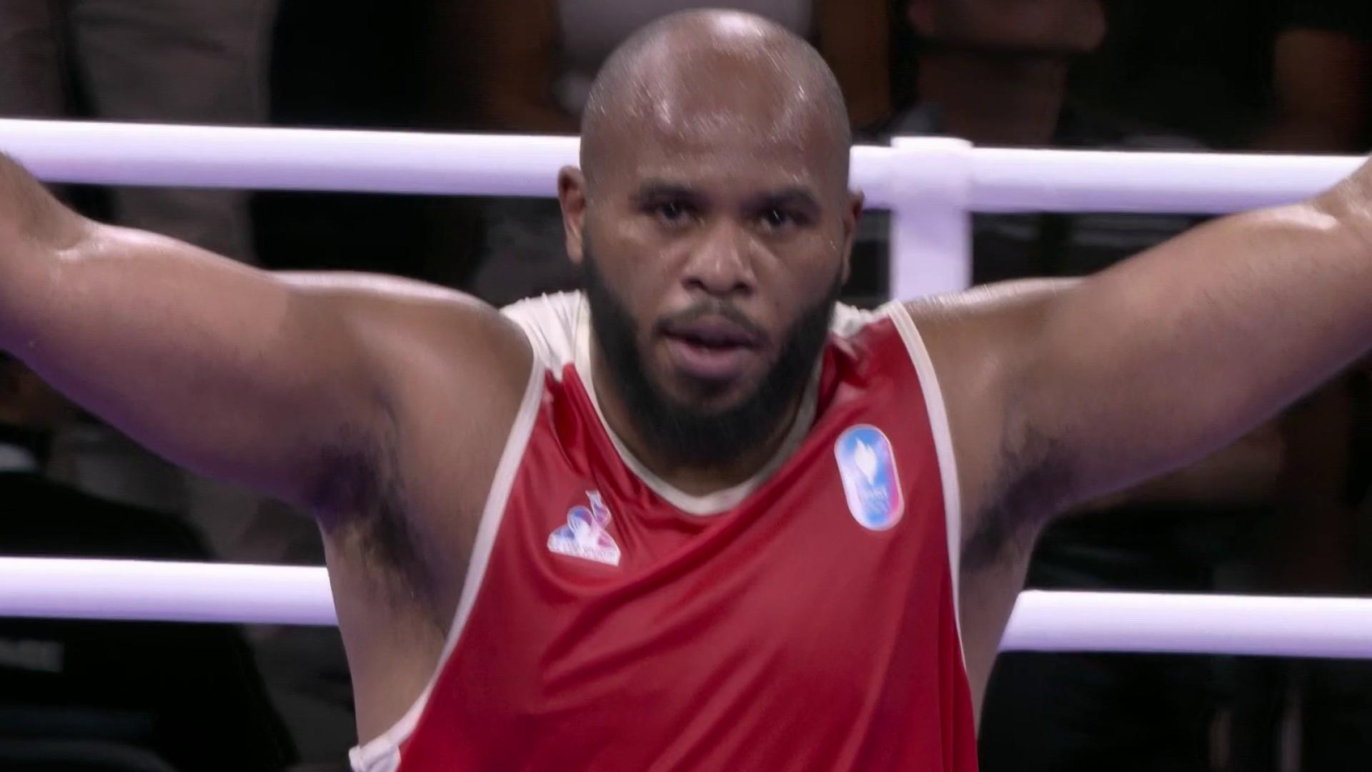 Vainqueur de l'Equatorien Gerlon Congo Chala en quarts de finale, le Français Djamili-Dini Aboudou Moindze est assuré d'une médaille.