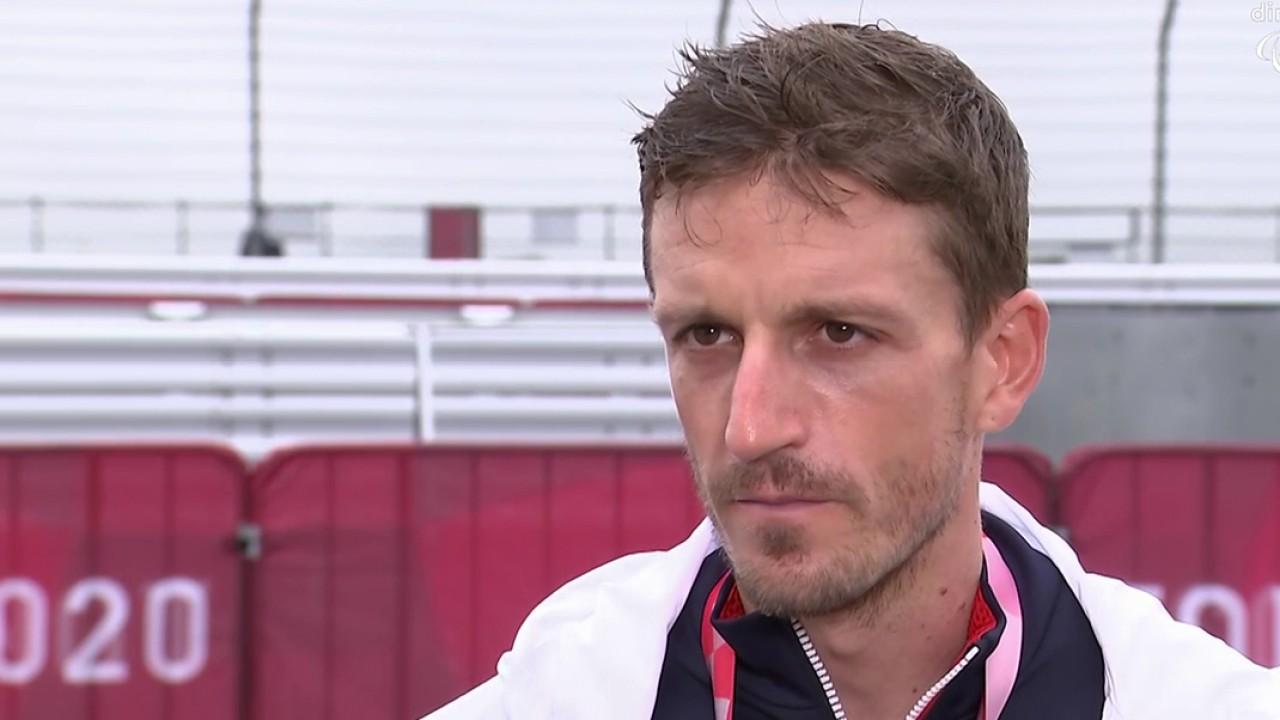 Champion paralympique de cyclisme sur route C4-5, Kevin Le Cunff est revenu sur sa victoire et sur sa satisfaction d'avoir pu lever les bras sur la ligne.