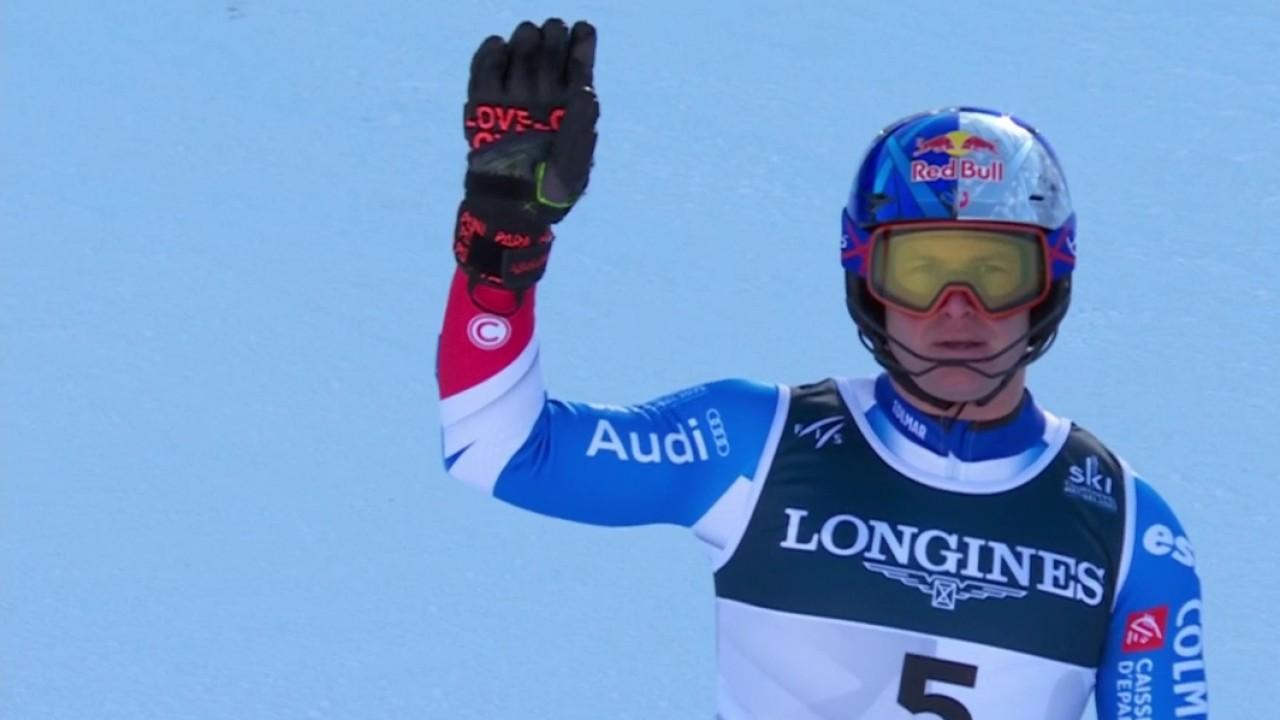 Après sa superbe première manche, Alexis Pinturault a assuré sa deuxième manche, et cela a payé ! Le Français est sacré champion du monde du combiné pour la deuxième fois de sa carrière, lui qui avait été battu par Marco Schwarz il y a deux ans.