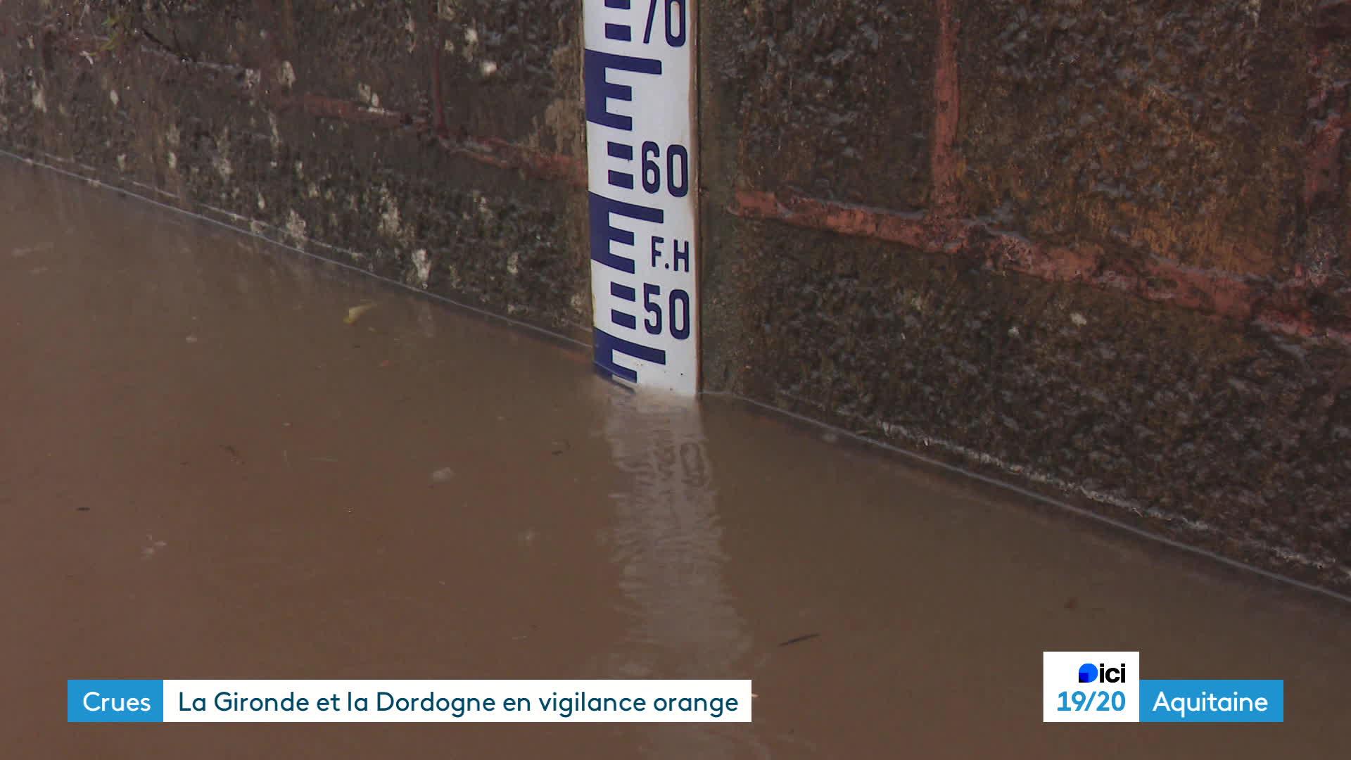 Plusieurs habitants de Montignac Lascaux sont contraints de quitter leur domicile, alors que l'eau continue de monter