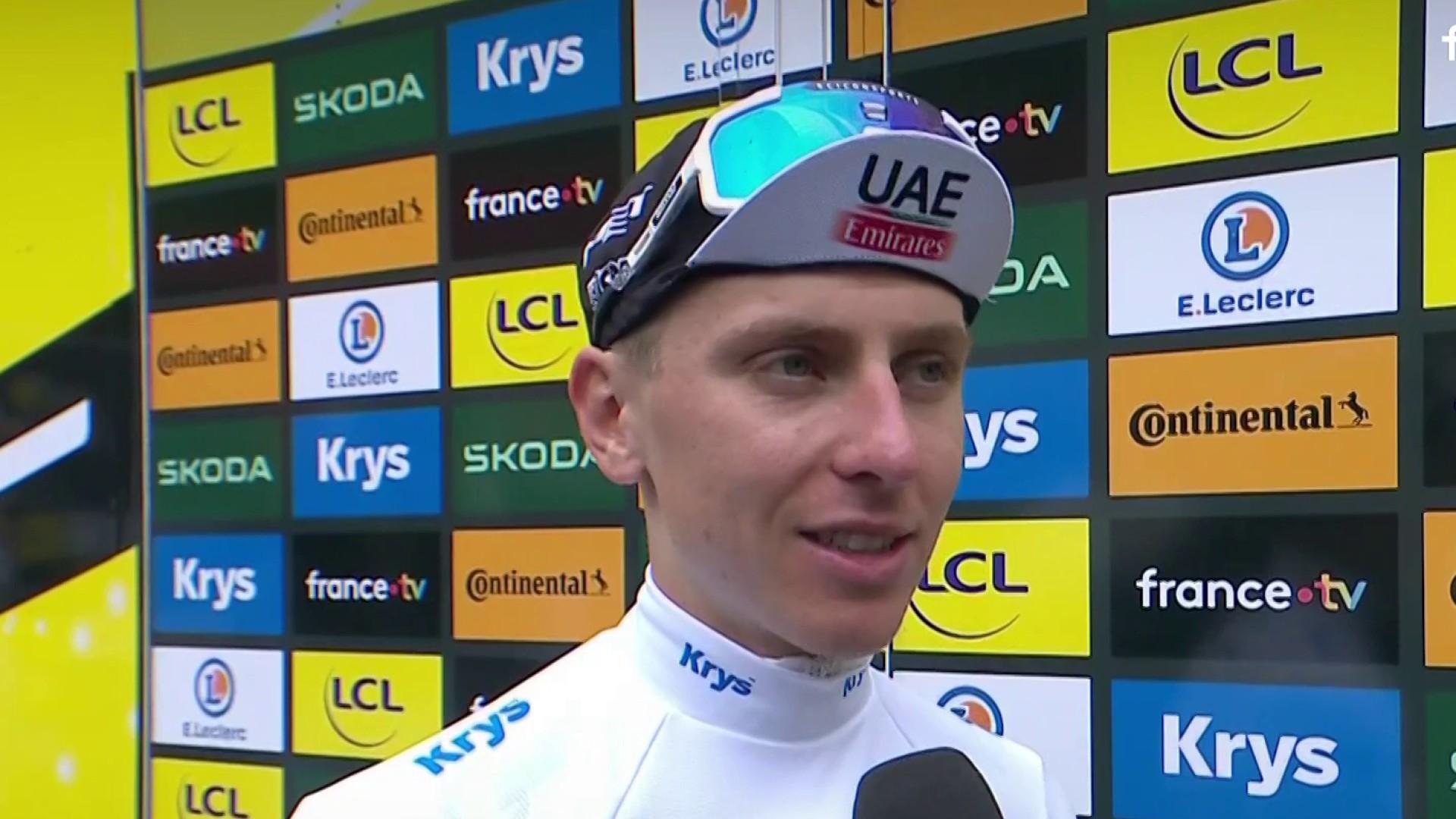 Tadej Pogacar s'exprime suite à sa victoire lors de cette 6e étape du Tour. Au-delà de son succès, le Slovène se rapproche surtout de Jonas Vingegaard au classement général.