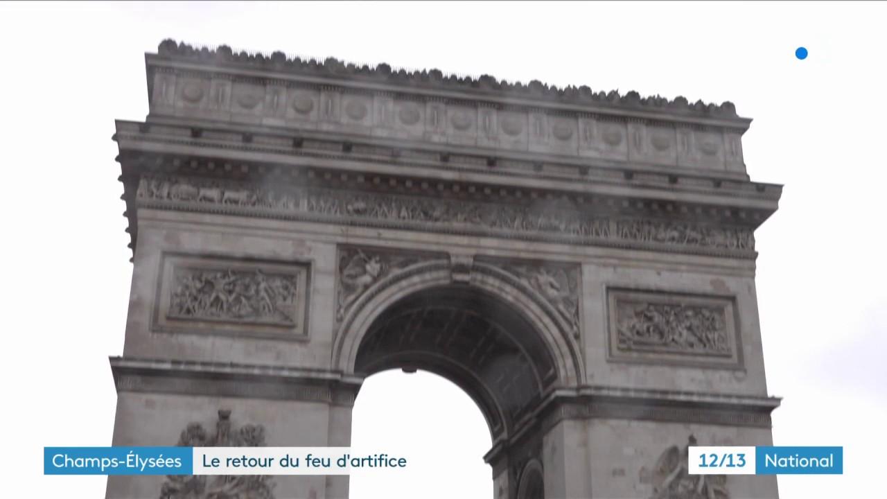 Nouvel An 2023 : le feu d’artifice fait son retour sur les Champs-Élysées