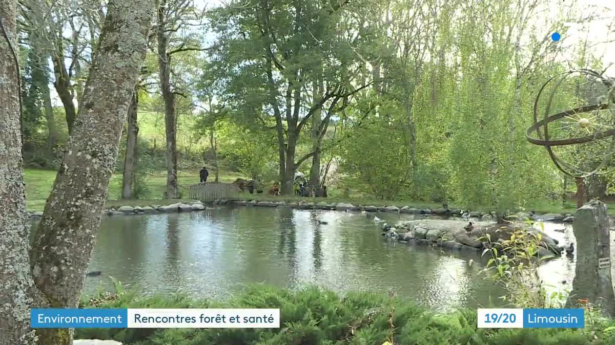 Des ateliers pratique, comme ici la plantation d'arbres, ont été organisés.