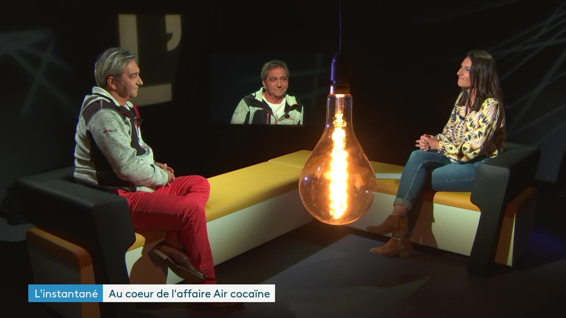 Bruno Odos, l'ancien pilote de l'affaire "Air Cocaïne", invité de l'émission L'Instantané, sur France 3 Alpes