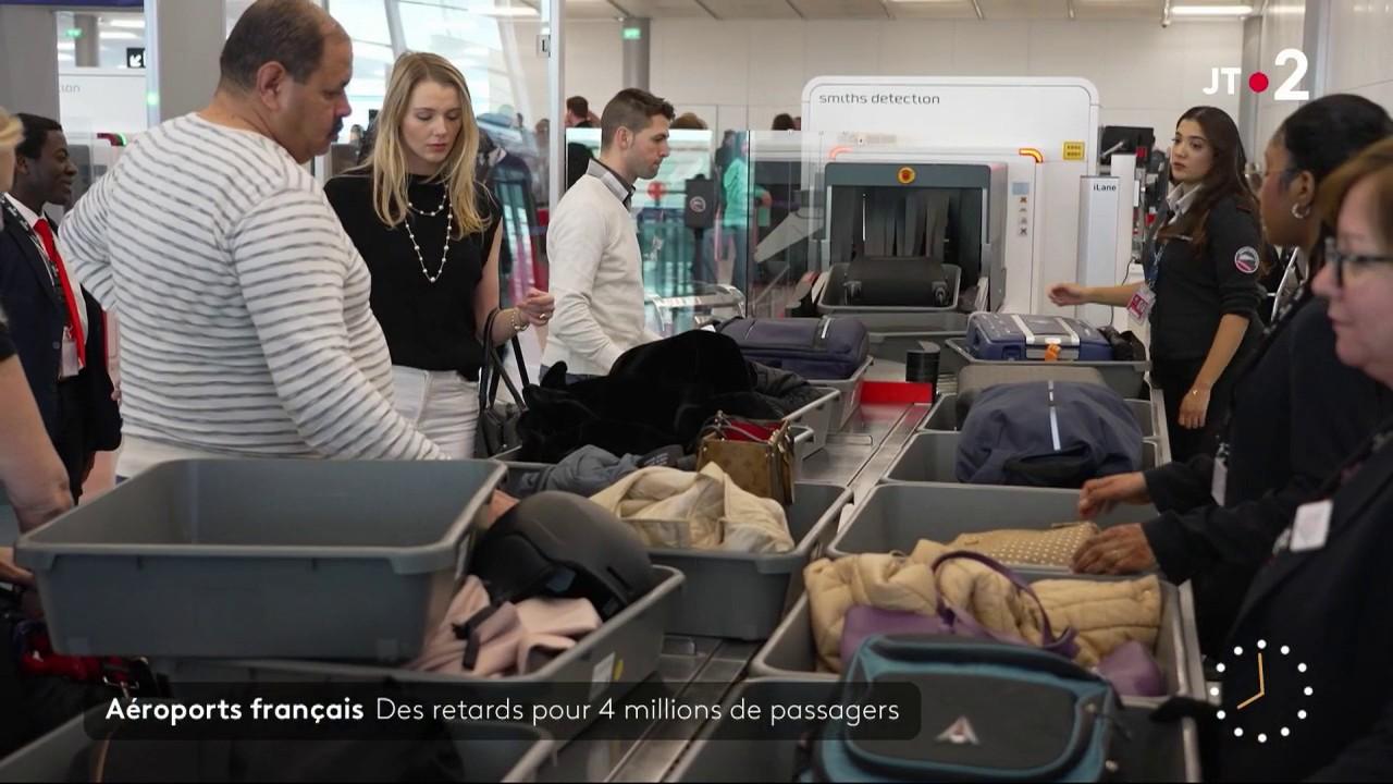 Aéroports français : retards pour près de 4 millions de passagers depuis le début de l'année